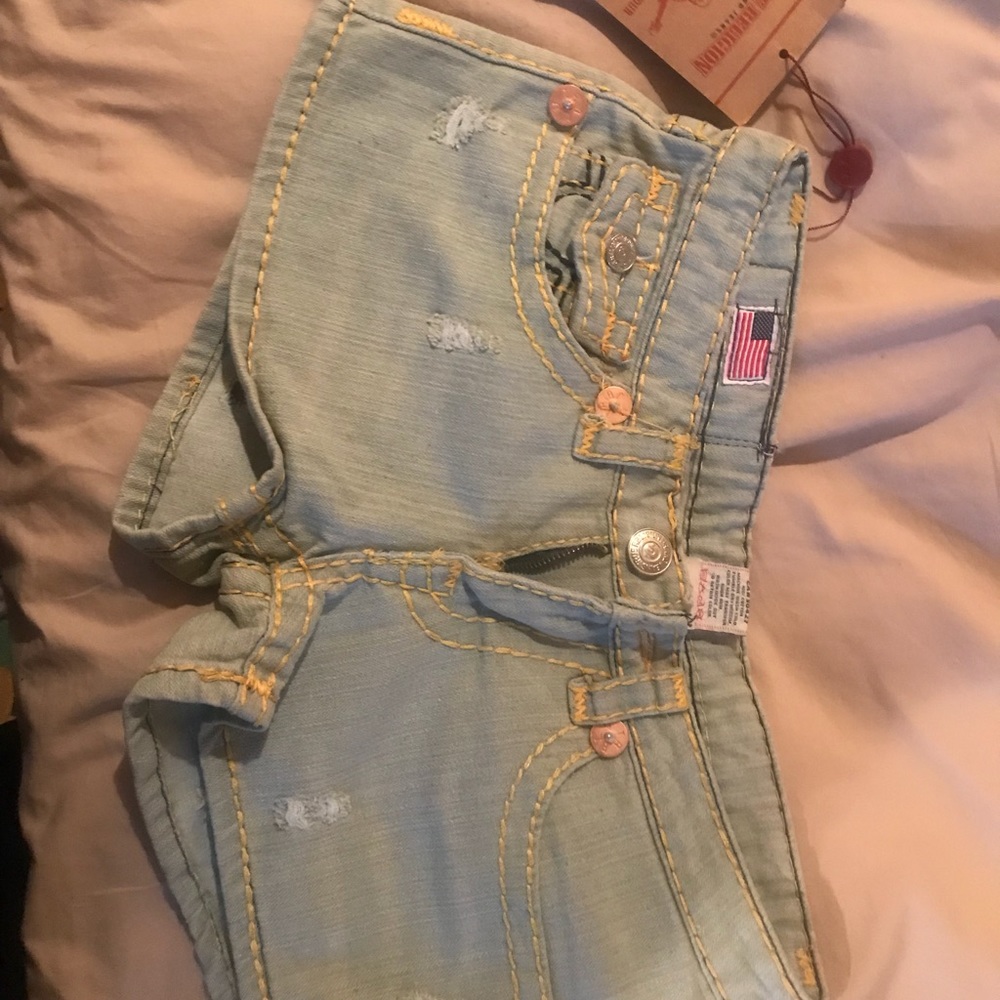 True Religion Brand Jean Shorts